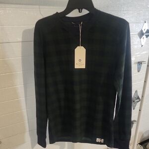 Ben Sherman Green Loungewear Long Sleeve T-Shirt Size S